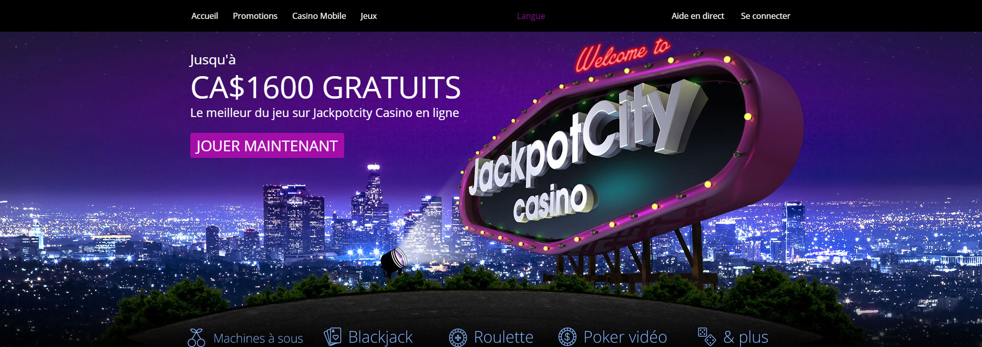 Jackpot City bonus